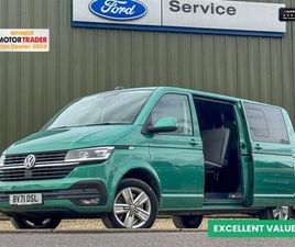 2021 VOLKSWAGEN TRANSPORTER AUTO CREW CAB LWB L2H1 T32 TDI KOMBI HIGHLINE AIR CON CAM EURO 6 NO V...