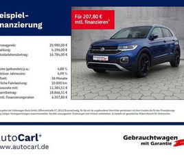 VOLKSWAGEN T-CROSS STYLE 1.0 TSI DSG L+S/RFK/SHZ KLIMA LED