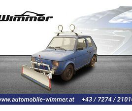 FIAT 126 FIAT 126 MIT SCHNEEPFLUG WINTERFAHRZEUG