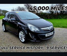 2013 VAUXHALL CORSA 1.4 SRI 3DR [AC] HATCHBACK PETROL MANUAL