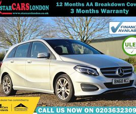 MERCEDES CLASSE B B 180 2018 (68) - B180 EXCLUSIVE EDITION 5DR AUTO
