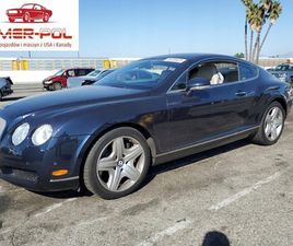 BENTLEY CONTINENTAL GT 2005 6.0L 6.0 BENZYNA 552KM