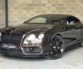 BENTLEY CONTINENTAL GT 4.0 V8 S PACK MULLINER SUSPENSION PILOTÉE VÉHICULE SUIVI ET ENTRETENU GARANTIE 12 MOIS