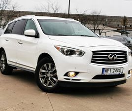 INFINITI JX JX35 INFINITI JX35 7 MIEJSC, 4X4, 3.5 L V6 262 KM, DOKUMENTACJA DVD, KAMERY 360