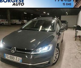 VOLKSWAGEN GOLF VII (2) SW 1.5 TSI EVO 150 BLUEMOTION TECHNOLOGY 7CV CARAT DSG7 2019 67821KMS