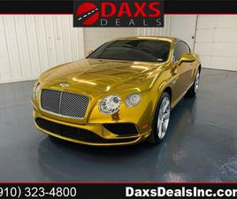 BENTLEY CONTINENTAL GT USED 2016 BENTLEY CONTINENTAL GT V8