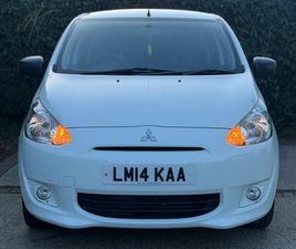 2014 MITSUBISHI MIRAGE 1.0 5DR HATCHBACK PETROL MANUAL