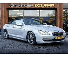 BMW SERIE 6 CABRIO 640 BMW 6-SERIE CABRIO - 640I HIGH EXECUTIVE LEER SPORTSTOELEN NAVI