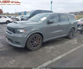 DODGE DURANGO 2019 DODGE DURANGO SRT AWD 6.4 DIESEL 475KM