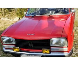 1974 PEUGEOT 304 COUPE ROUGE MANUEL, 4 VITESSES CONDUITE...