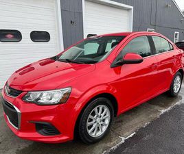 CHEVROLET SONIC USED 2017 CHEVROLET SONIC LT