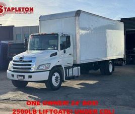2014 HINO 268 ONE OWNER! 24' BOX! 2500LB LIFTGATE! UNDER CDL!