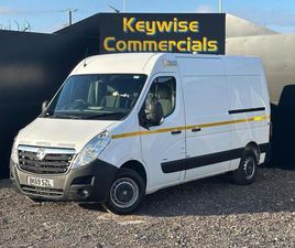 2019 VAUXHALL MOVANO 2.3 CDTI H2 VAN 130PS PANEL VAN DIESEL MANUAL