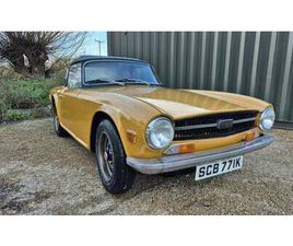 1972 TRIUMPH TR6 MARRON MANUEL, 4 VITESSES CONDUITE À DRO...