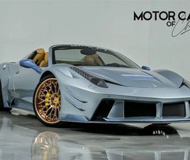2013 FERRARI 458 SPIDER -OVER $100K MODS-CUSTOM WIDEBODY KIT & WHEELS