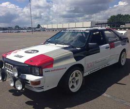 AUDI QUATTRO A1 EX-USINE VOITURE DE RALLYE DE VOITURES CLASSIQUES (LYV 6X)