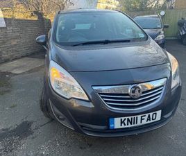VAUXHALL MERIVA VAUXHALL, MERIVA, MPV, 2011, MANUAL, 1364 (CC), 5 DOORS