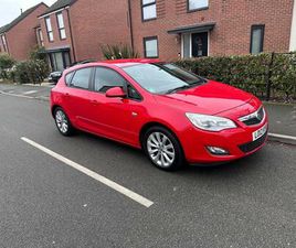 VAUXHALL ASTRA 2012 VAUXHALL ASTRA 1.6I 16V ACTIVE 5DR HATCHBACK PETROL MANUAL