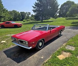 1969 PLYMOUTH BARRACUDA CONVERTIBLE, 2-OWNER, EXTRA PARTS, CLEAN CHROME TRIM