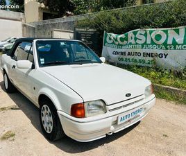 PAYEZ EN 2,3 OU 4 FOIS * FORD ESCORT MK4 CABRIOLET 1.4I 75CV * GARANTIE 3 MOIS