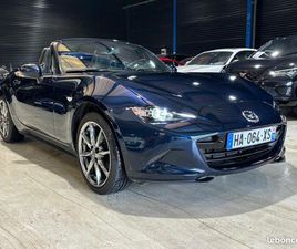 MAZDA MX-5 ND ST 2.0 SKYACTIV-G 184 SELECTION PACK SPORT - IMMAT FRANCE - 21000 KM - 2023 - CRYSTAL BLUE - GARANTIE MAZDA 2029 - RECARO - BILSTEIN - CAMERA - CA