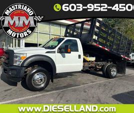 2015 FORD SUPER DUTY F-550 DRW WOW 4X4 REG CAB 6.8L V10 GAS STAKE BODY DUMP!! **