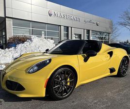 USED 2016 ALFA ROMEO 4C SPIDER BASE
