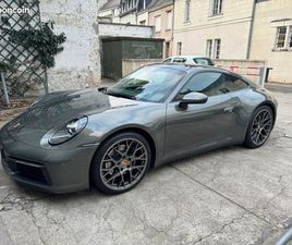 PORSCHE 911 TYPE 992 CARRERA S 450CV PDK8 PAS DE MALUS VERT AVENTURINE BOSE/TO/PSE/CUIR ÉTENDU/MEMOIRE/RS SPYDER/90L/ACC/FEUX GTS