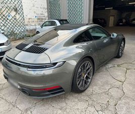 PORSCHE 911 992 CARRERA S PORSCHE 911 TYPE 992 CARRERA S 450CV PDK8 PAS DE MALUS VERT AVENTURINE BOSE/TO/PSE/FULL CUIR/MEMOIRE/RS SPYDER/90L