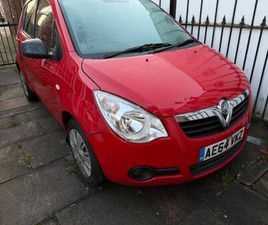 VAUXHALL, AGILA, HATCHBACK, 2014, MANUAL, 996 (CC), 5 DOORS