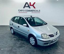 NISSAN ALMERA TINO 2004 NISSAN ALMERA TINO 1.8 S MPV 5DR PETROL AUTOMATIC (199 G/KM, 114 BHP) MPV PETROL AUTOMATIC