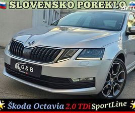 ŠKODA OCTAVIA 2.0 TDI SPORTLINE • 110KW • SAMO. 98.000KM • SLO•