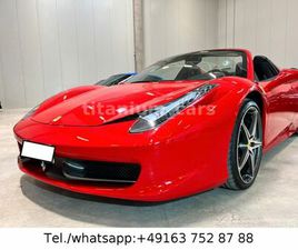 FERRARI 458 SPIDER*CARBON-LR*CAM*SERVICE NEU*