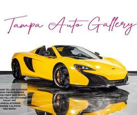 USED 2015 MCLAREN 650S SPIDER CONVERTIBLE 2D