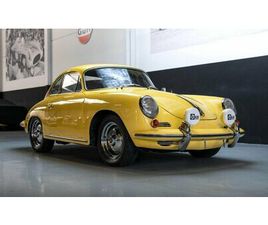 1963 PORSCHE 356 JAUNE MANUEL CONDUITE À GAUCHE IN ETTEN-...