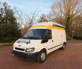 ② FORD TRANSIT 2.0 DIESEL! MOBILHOME! CAMPER! 384000KM!GEKEURD — CAMIONNETTES & UTILITAIRES — 2EMEMAIN