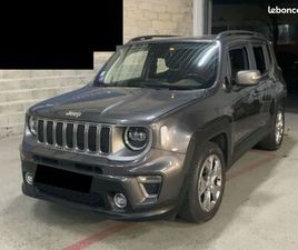 JEEP RENEGADE JEEP RENEGADE (2) 1.3 GSE T4 S&S 150 LIMITED BVR 6 TOIT OUVRANT+ CAMÉRA DE RECUL GARANTIE 12 MOIS