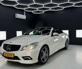 MERCEDES-BENZ E-KLASSE CABRIO - 500 V8 AMG PAKKET VALT ONDER DE YOUNGTIMERREGELING VOOR ONDERNEMERS VOOR DE BIJTELLING
