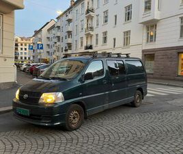 TOYOTA HIACE 2.5 - 117D LANG UTGAVE
