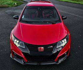 HONDA CIVIC TYPE R ◊ HONDA CIVIC TYPE R FK2 GT • 360CH • ÉVENTURI/SCORPION • 70 500 KM • CARNET SUIVI • ROUGE MILANO ◊
