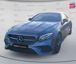 MERCEDES-BENZ CLASSE E COUPE 220 D 194CH SPORTLINE 9G-TRONIC EURO6D-T D'OCCASION - HESS AUTOMOBILE
