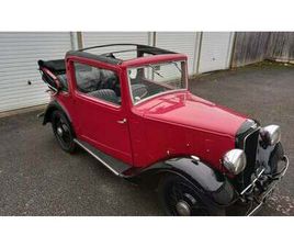 AUSTIN 10 1935 AUSTIN 10 ROUGE MANUEL, 4 VITESSES CONDUITE À DROITE...