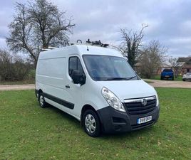 VAUXHALL MOVANO 2.3 CDTI 130PS - WORKSHOP VAN - L2 H2 - ONE OWNER - FSH - NO VAT
