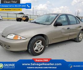 CHEVROLET CAVALIER 2002 CHEVROLET CAVALIER