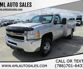 2012 CHEVROLET CHEVY SILVERADO 3500HD WORK TRUCK*4X4*UTILITY SERVICE TRUCK*SERVI