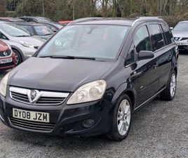 2008 VAUXHALL ZAFIRA 1.9 CDTI DESIGN [150] 5DR AUTO [EURO 4] MPV DIESEL AUTOMATIC