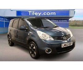 2012 NISSAN NOTE 1.6 N-TEC+ 5DR AUTO MPV PETROL AUTOMATIC