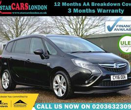 VAUXHALL ZAFIRA 1.4I TURBO SRI AUTO EURO 6 5DR