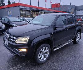VOLKSWAGEN AMAROK DC 3080 -->3300KG HIGHLINE 3,0 TDI 165KW 4MOTION 3300KG ILMAN TAKAISTUIMIA - ADVENTURA MALLIN HUIPPUHIENO AMAROC, VAIN 73TKM AJETTU PICK UP