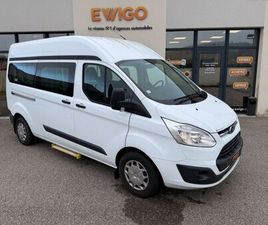 FORD CUSTOM TRANSIT 130CV ECOBLUE MINIBUS 9 PLACES RAMPE TPMR